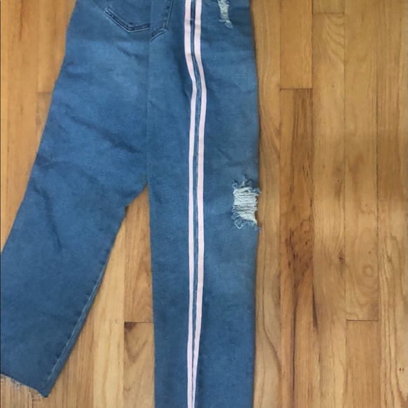 Wild Fable High Rise Kick Flair w/ Stripe Jeans 6 - Picture 7 of 7